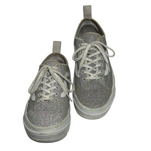 Vans Glittery Silver Women's Sneakers